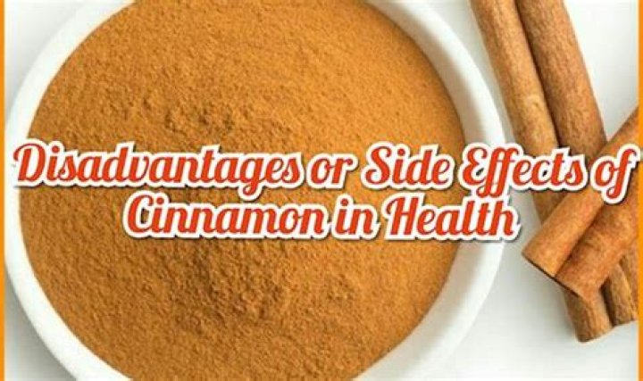 side effects of cinnamon pills