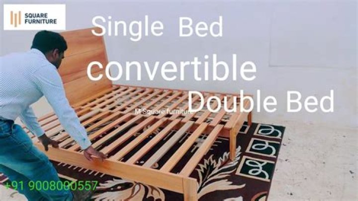 single bed turns into double