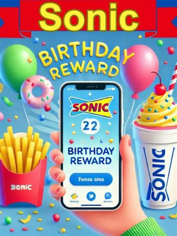 sonic birthday reward