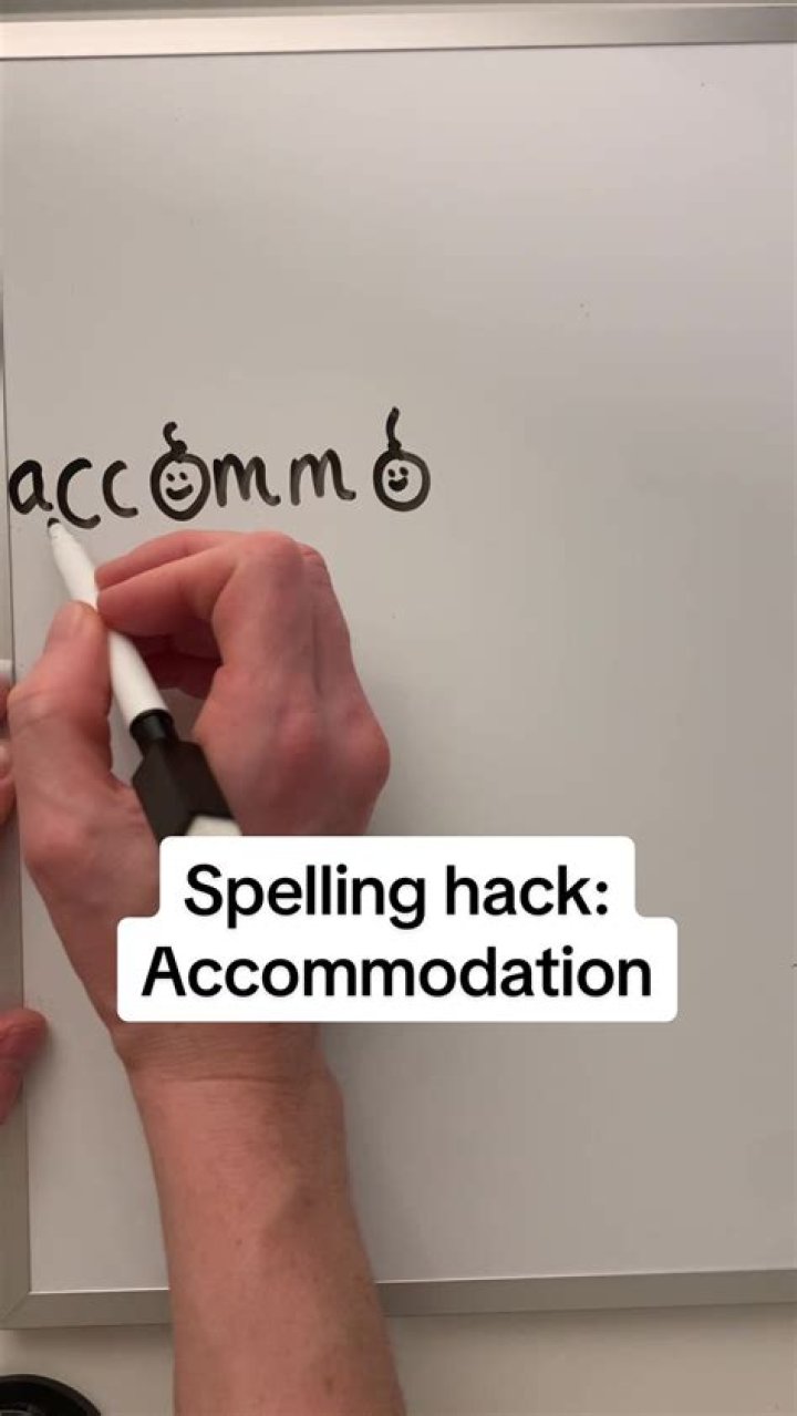 spelling of accommodation