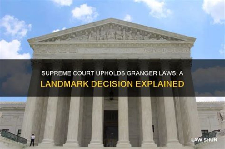 state granger laws were designed primarily to