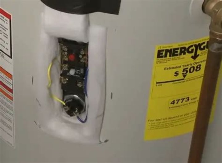 state select water heater reset button