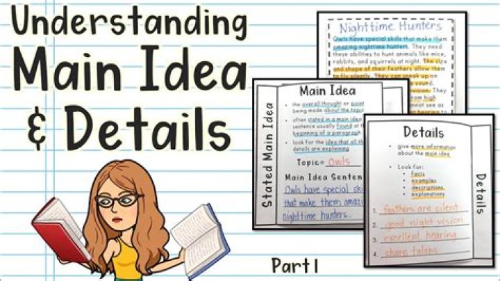 stated main idea definition