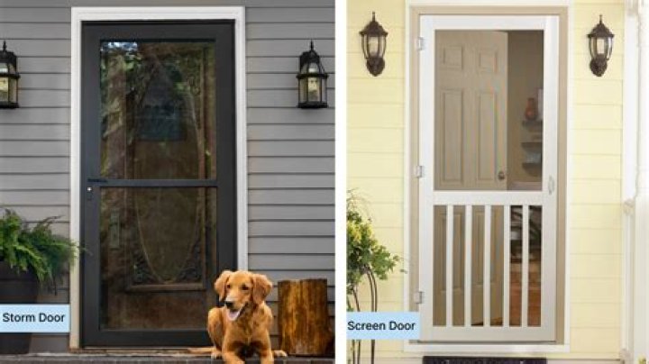 storm door vs security door