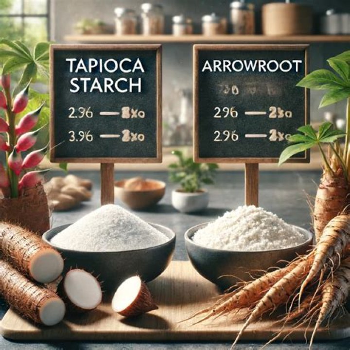 tapioca starch vs arrowroot