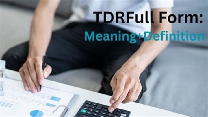 tdr in bank