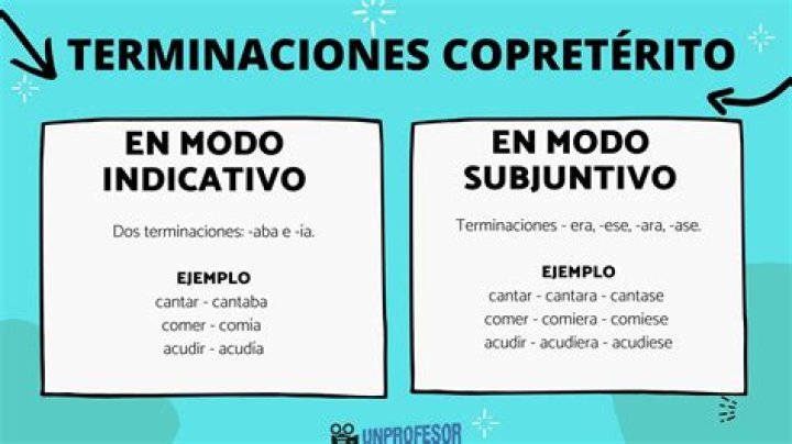tener en copreterito