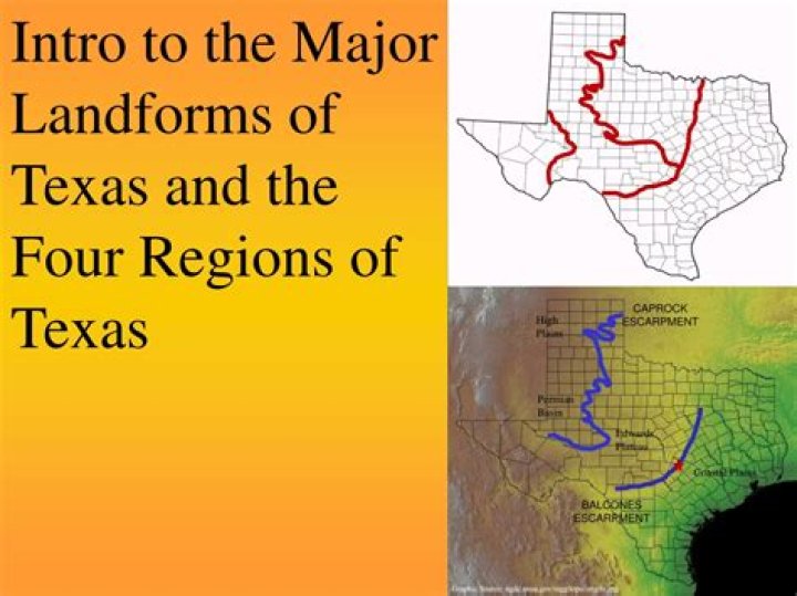 texas major landforms