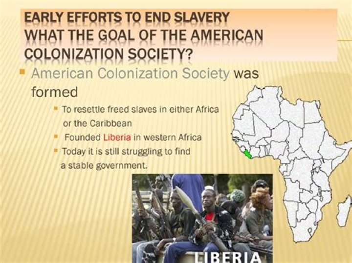 the goal of the american colonization society was to