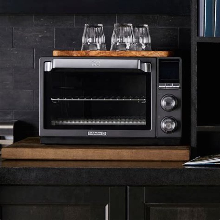 toaster oven on quartz countertop