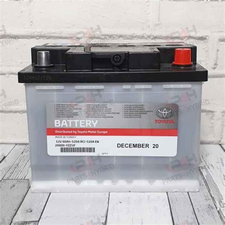 toyota corolla battery specifications