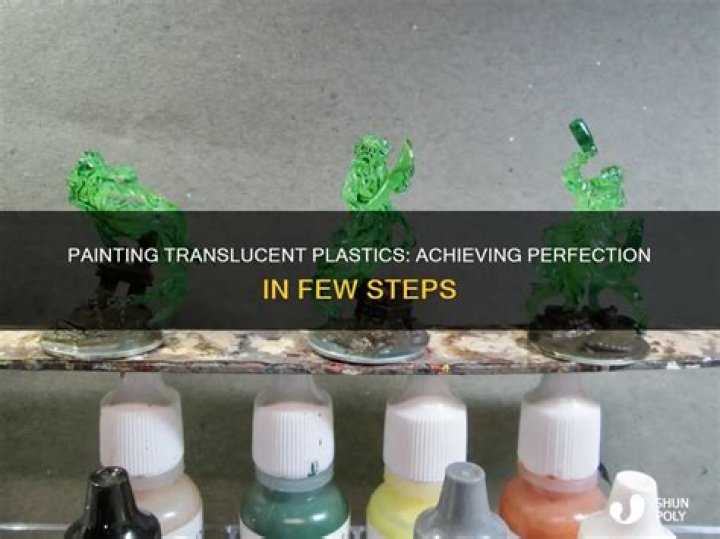 translucent paint for plastic