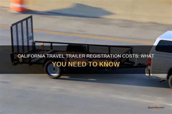 travel trailer registration california