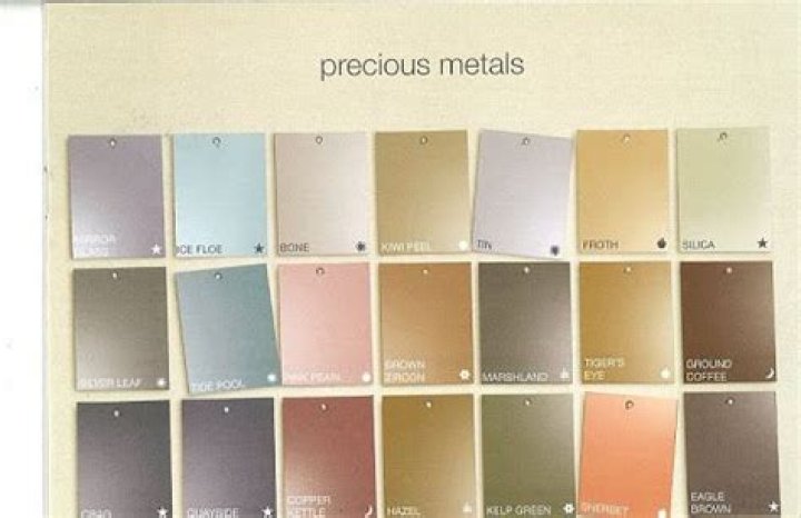 valspar brilliant metals colors