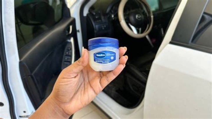 vaseline on car