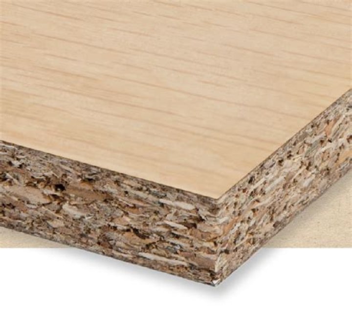 veneered chipboard