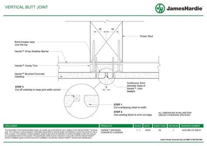 vertical joint