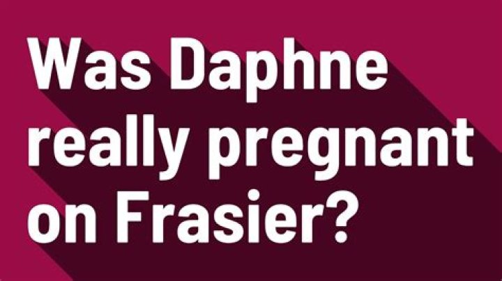 was daphne really pregnant on frasier