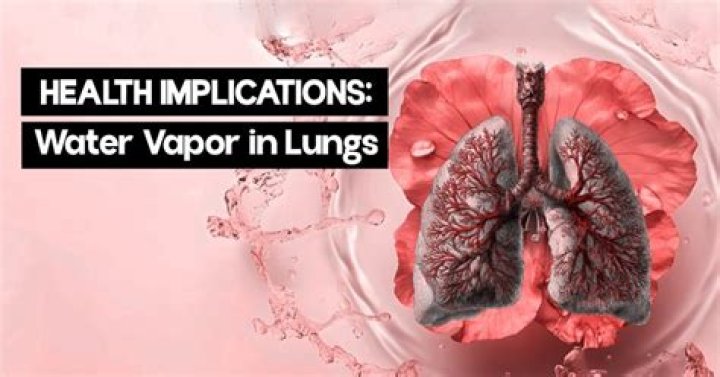 water vapor in lungs