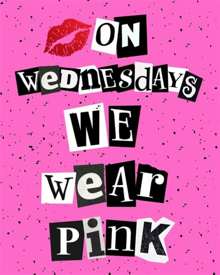 we wear pink on wednesdays quote
