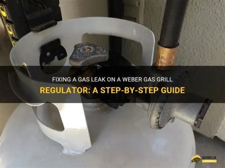 weber gas grill regulator leaking