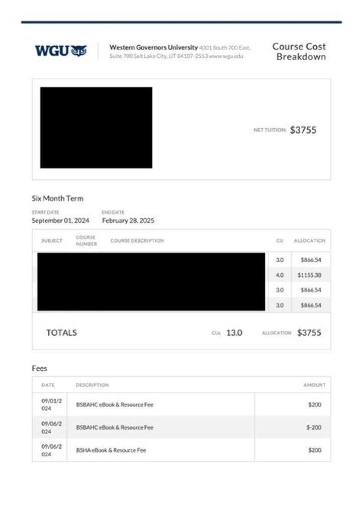 wgu transcripts request