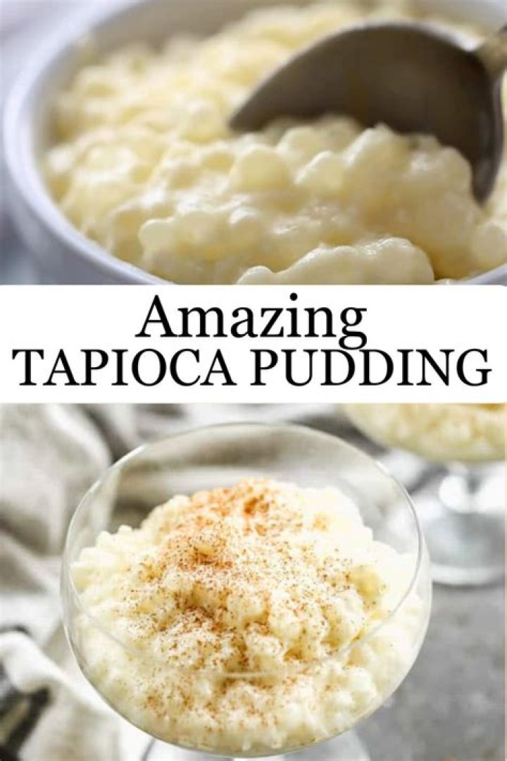 what are the lumps in tapioca pudding