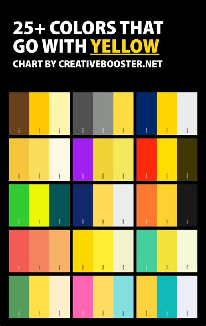 what color goes with neon yellow