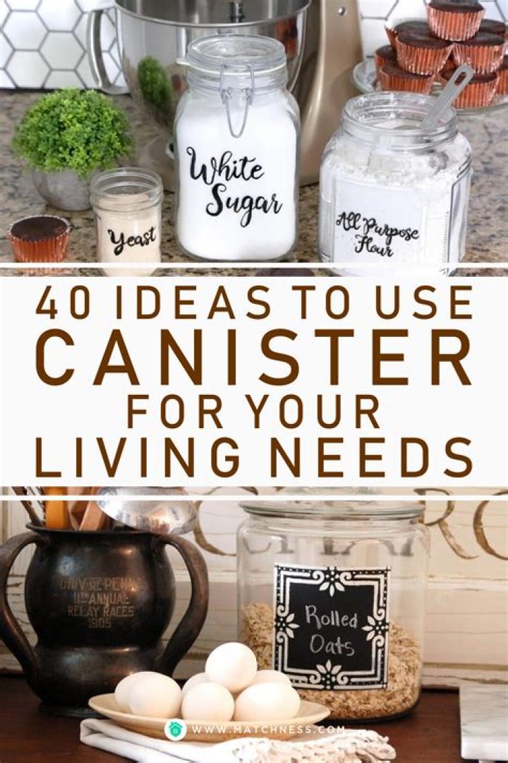 what do you put in canisters