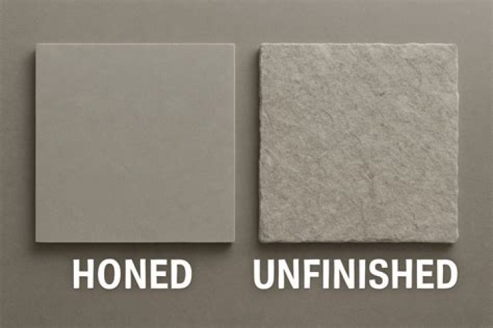 what does honed tile mean