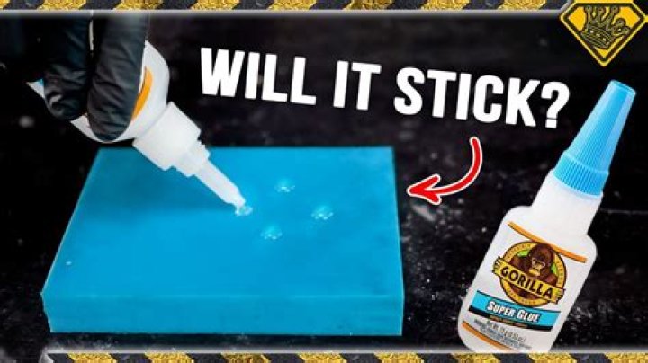 what does super glue not stick to