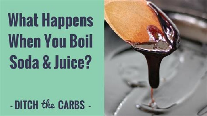 what happens when you boil soda
