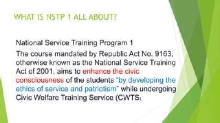 what is nstp 1 all about