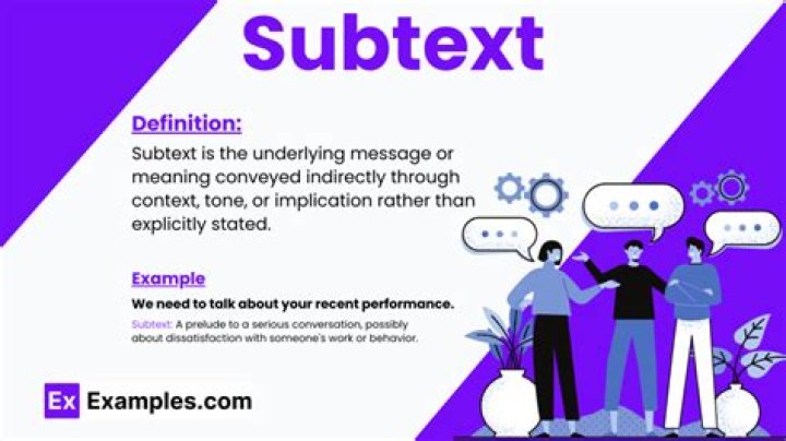 what is subtext in theatre