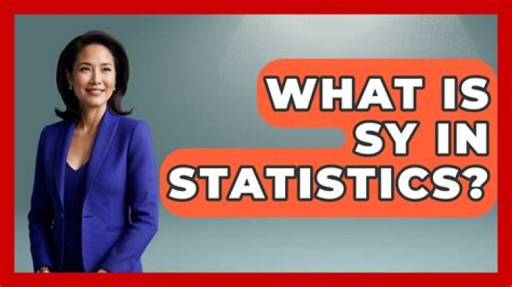 what is sy in statistics