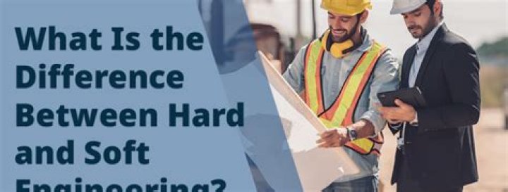 what is the difference between hard and soft engineering