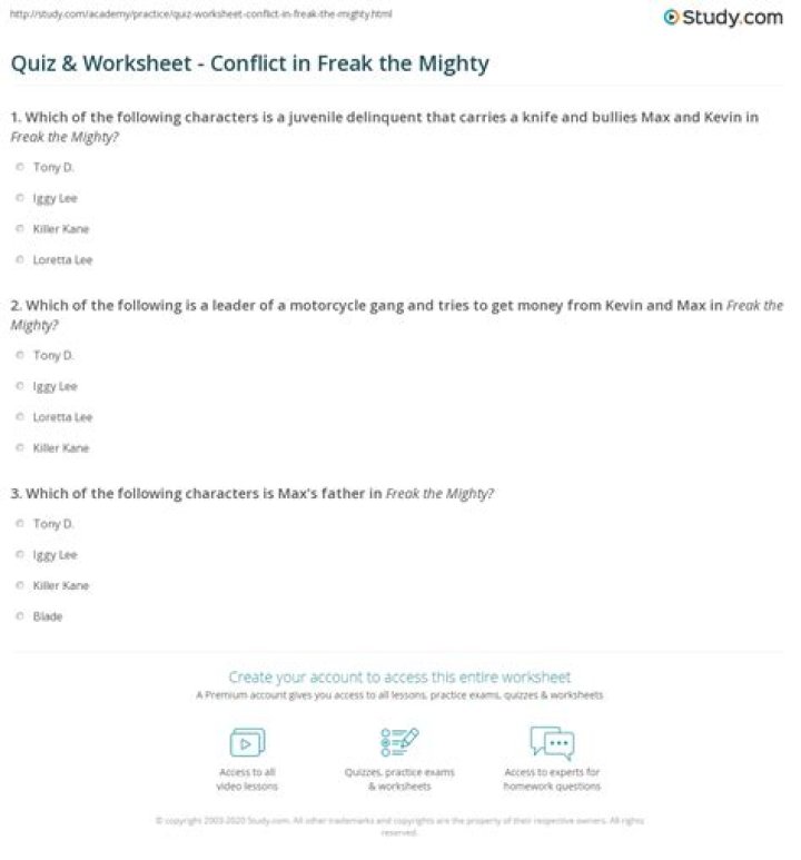 what is the main conflict in freak the mighty