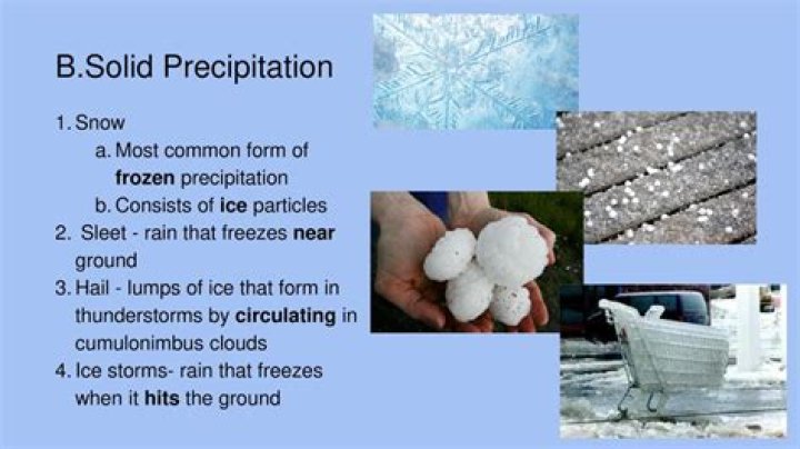 what is the most common form of precipitation