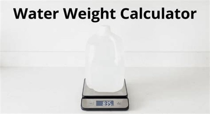 What is the weight of 50 gallon water?
