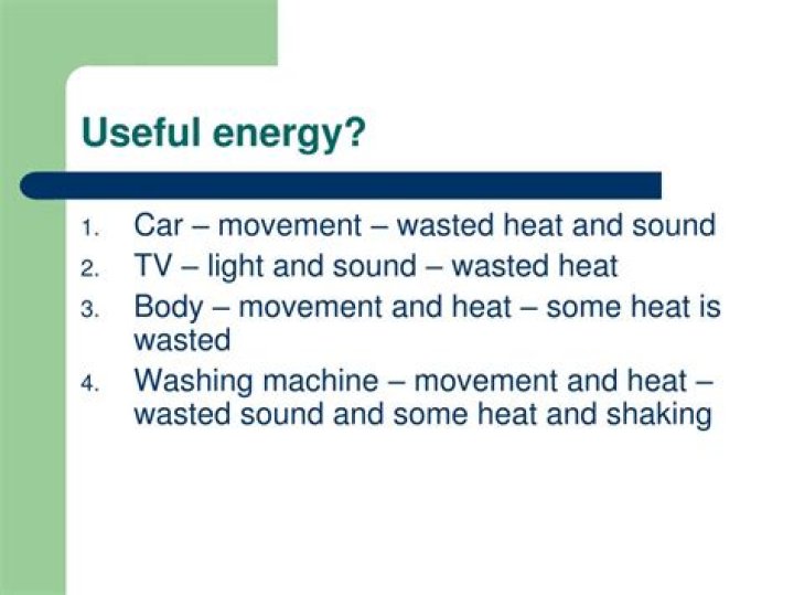 what is useful energy