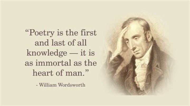 what kind of poet is william wordsworth