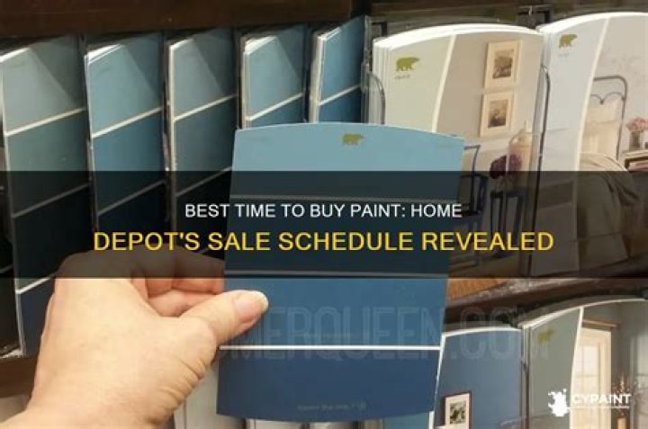 when does paint go on sale