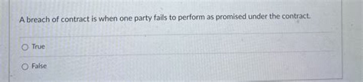 “when one party to a contract fails to perform as promised