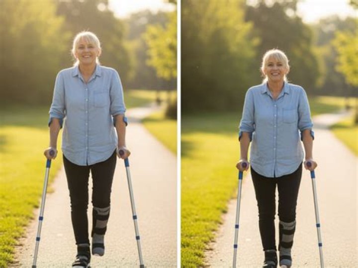 when to stop using crutches