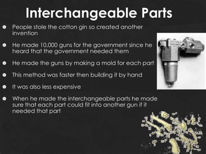 when were interchangeable parts invented