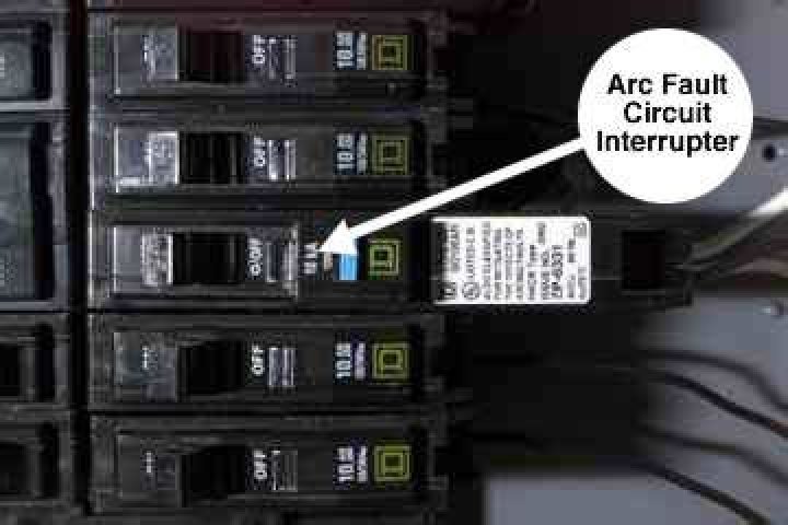 where are arc fault breakers not required