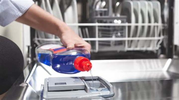 where to put liquid dishwasher detergent