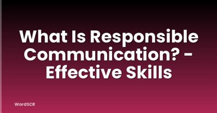 who is responsible for effective communication