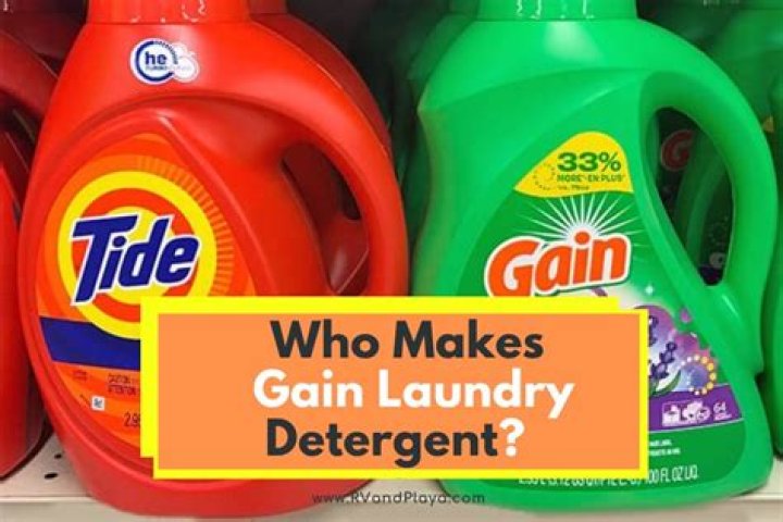 who makes gain laundry detergent