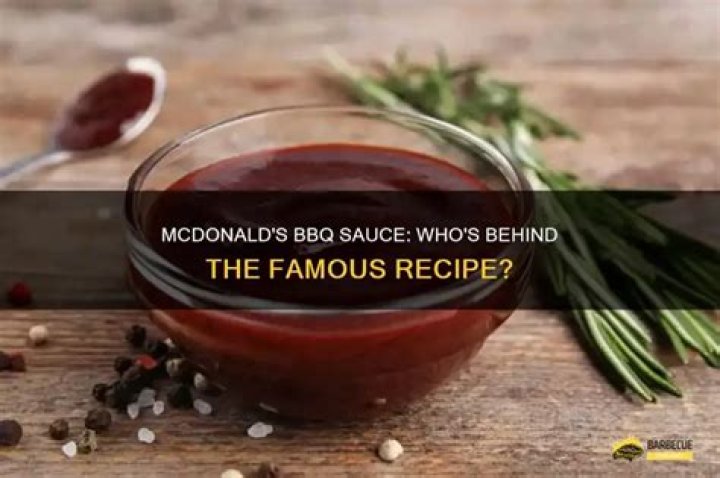 who makes mcdonalds bbq sauce